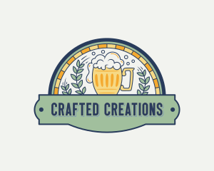 Liquor Beer Mug logo design