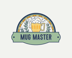 Liquor Beer Mug logo design