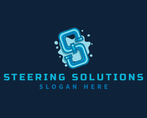 Plumbing Water Pipe logo design