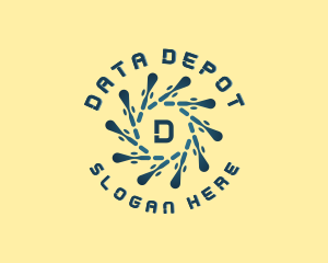 Web Developer Data Scientist logo design