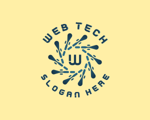 Web Developer Data Scientist logo design