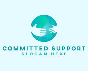 Global Hug Support Organization logo design