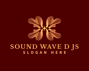 Elegant Star Waves logo design