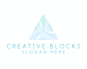 Creative Tech Pyramid logo design