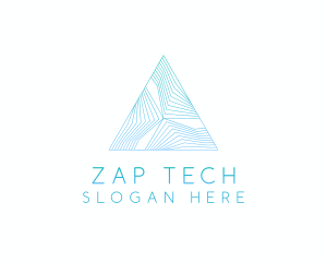 Creative Tech Pyramid logo design