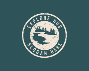 Mountain Outdoor Exploration logo design