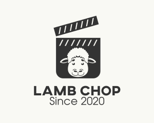 Sheep Film Clapperboard logo design