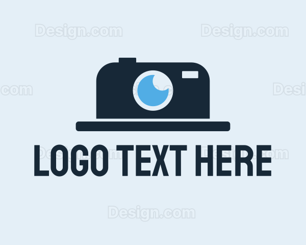 Hat Camera Lens Logo