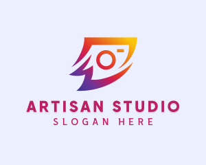 Colorful Photo Studio logo design