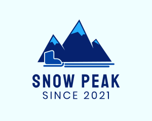 Mountain Peak Snow Ski logo