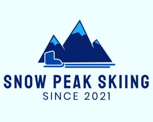 Mountain Peak Snow Ski logo