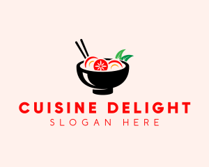 Asian Soup Bowl logo design