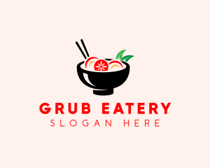 Asian Soup Bowl logo design