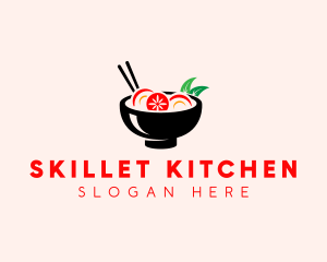 Asian Soup Bowl logo design