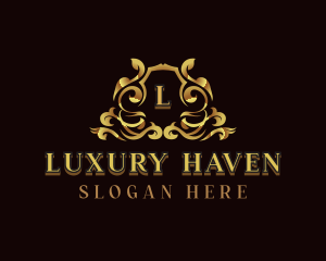 Luxury Ornamental Crest logo design