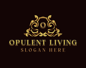 Luxury Ornamental Crest logo design