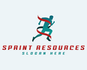 Marathon Runner Race logo