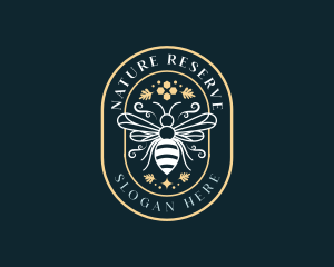 Natural Bee Farm logo design