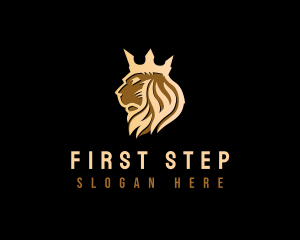 Lion Crown Royalty logo design