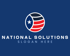 Politics National Flag logo design