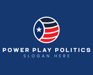 Politics National Flag logo design