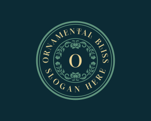 Crest Ornamental Floral logo