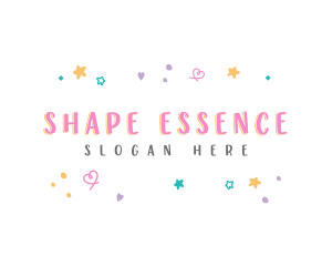 Cute Quirky Doodle Shapes logo