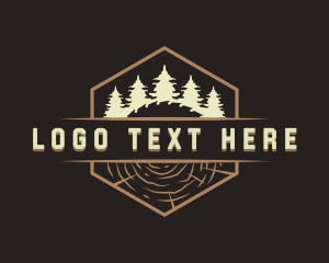 Woodwork Logging Timber logo