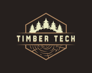 Woodwork Logging Timber logo