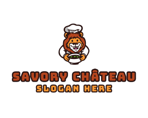 Lion Chef Restaurant logo design