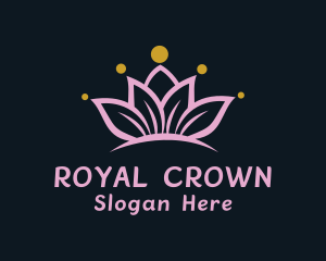 Beauty Spa Crown  logo design