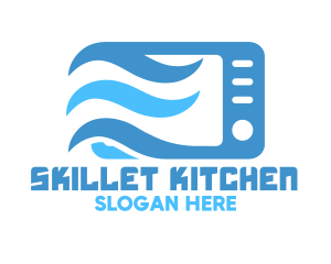 Hot Microwave Appliance logo design