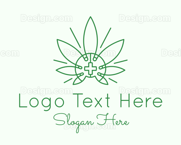 Medical Marijuana Outline Logo