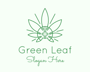 Medical Marijuana Outline logo