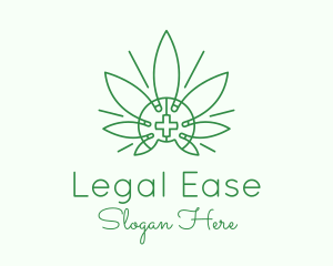 Medical Marijuana Outline logo