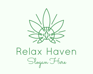 Medical Marijuana Outline logo