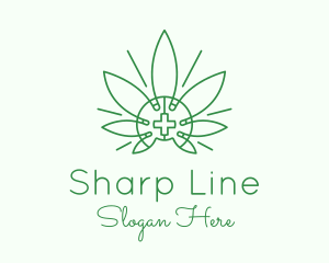 Medical Marijuana Outline logo