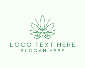 Medical Marijuana Outline logo