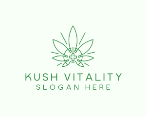 Medical Marijuana Outline logo