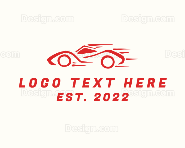 Fast Car Racing Logo