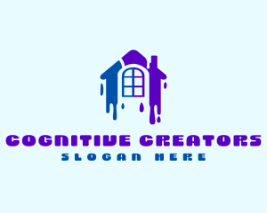 Contractor Renovation Painting logo design