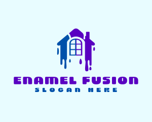 Contractor Renovation Painting logo design