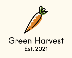 Carrot Farm Vegetable logo design