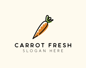 Carrot Farm Vegetable logo design