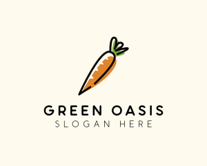 Carrot Farm Vegetable logo design