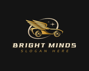 Car Wings Driving logo