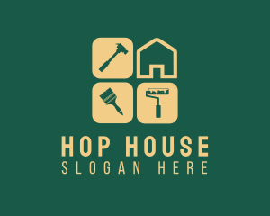 Generic House Tool logo design