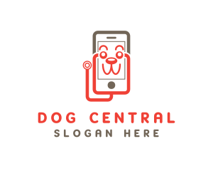 Pet Veterinary Cellphone logo design