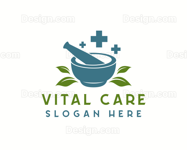 Organic Medicinal Herb Logo