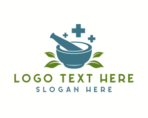 Medicine - Organic Medicinal Herb logo design